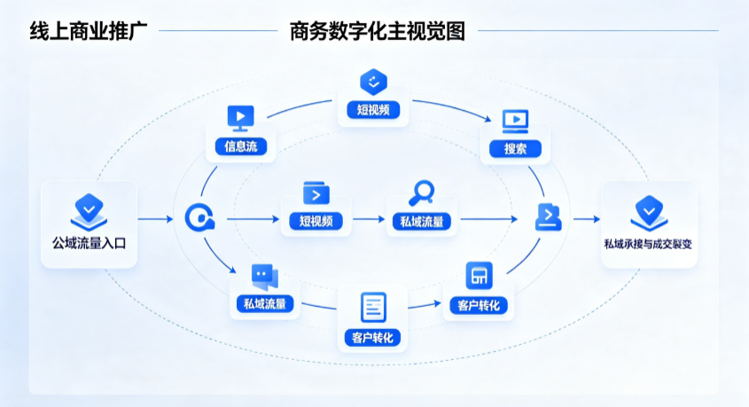 名山县线上商业推广怎么做？全域流量闭环搭建与低成本转化实战指南